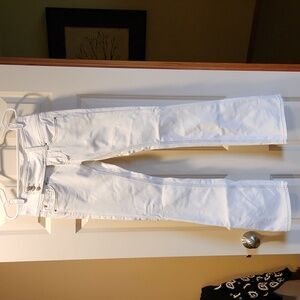 BDG white denim jeans